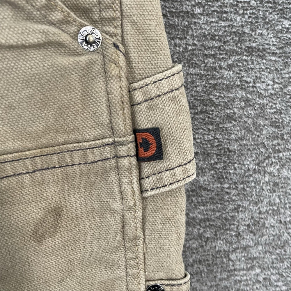 Dovetail Workwear Pants Women 4 Brown Britt Utility Carpenter Canvas Double Knee - Picture 4 of 15